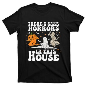 Theres Some Horrors In This House Halloween Spooky Season T-Shirt