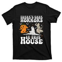 Theres Some Horrors In This House Halloween Spooky Season T-Shirt