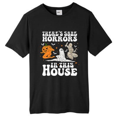 Theres Some Horrors In This House Halloween Spooky Season Tall Fusion ChromaSoft Performance T-Shirt