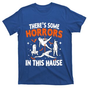 Theres Some Horrors In This House Ghost Pumpkin Halloween T-Shirt