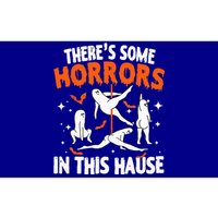 Theres Some Horrors In This House Ghost Pumpkin Halloween Bumper Sticker