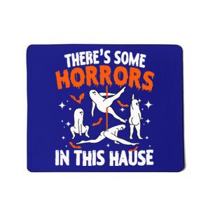 Theres Some Horrors In This House Ghost Pumpkin Halloween Mousepad