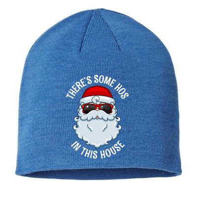 ThereS Some Ho Ho HoS In This House Funny Gift Sustainable Beanie