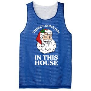 ThereS Some Hos In This House Funny Christmas Santa Claus Gift Mesh Reversible Basketball Jersey Tank