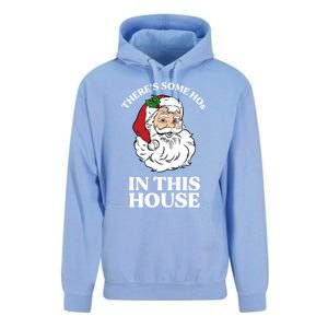 ThereS Some Hos In This House Funny Christmas Santa Claus Gift Unisex Surf Hoodie