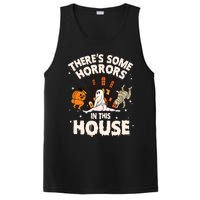 Theres Some Horrors In This House Pumpkin Ghost Halloween Funny Halloween PosiCharge Competitor Tank