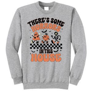 Theres Some Horrors In This House Ghost Pumpkin Halloween Sweatshirt