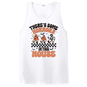 Theres Some Horrors In This House Ghost Pumpkin Halloween PosiCharge Competitor Tank