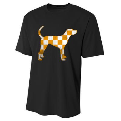 Tennessee Smokey Hound Dog Tn Performance Sprint T-Shirt