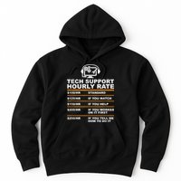 Tech Support Hourly Rate, Tech Computer Geek Gifts Hoodie