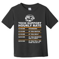 Tech Support Hourly Rate, Tech Computer Geek Gifts Toddler T-Shirt