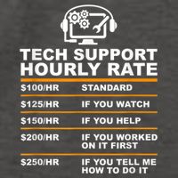 Tech Support Hourly Rate, Tech Computer Geek Gifts Vector Backpack