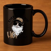 There's Some Hos In This House Funny Santa Claus Christmas 11oz C Handle Ceramic Mug