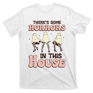 Theres Some Horrors In This House Ghost Pumpkin Halloween T-Shirt