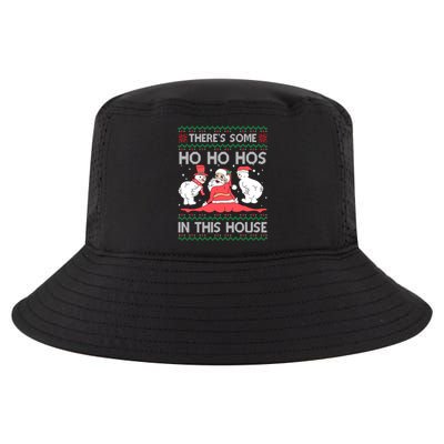 ThereS Some Ho Ho Hos In This House Ugly Christmas Sweater Gift Cool Comfort Performance Bucket Hat