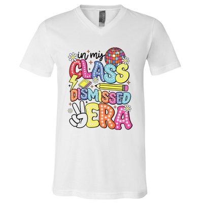 Teacher Summer Happy Last Day Of School V-Neck T-Shirt