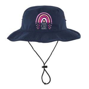 Teacher Sweet Hearts Rainbow PreK Teacher Valentines Day Legacy Cool Fit Booney Bucket Hat