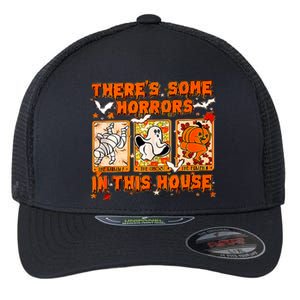 Theres Some Horrors In This House Oversized Flexfit Unipanel Trucker Cap