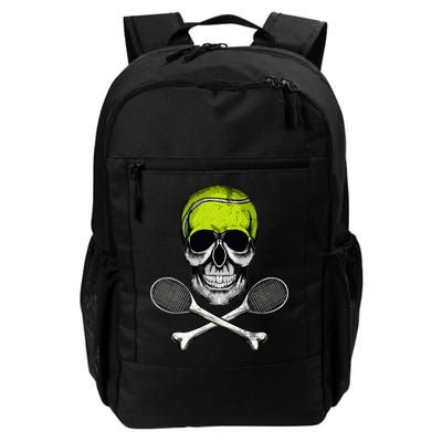 Tennis Skull Halloween Spooky Tennis Halloween Backpack