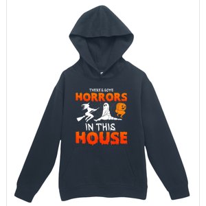 Theres Some Horrors In This House Funny Humor Halloween Urban Pullover Hoodie