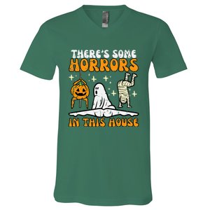 ThereS Some Horrors In This House V-Neck T-Shirt