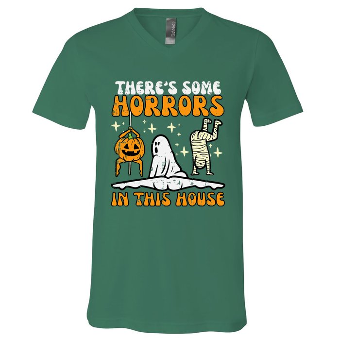 ThereS Some Horrors In This House V-Neck T-Shirt