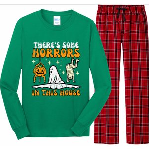 ThereS Some Horrors In This House Long Sleeve Pajama Set