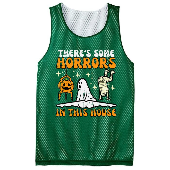 ThereS Some Horrors In This House Mesh Reversible Basketball Jersey Tank