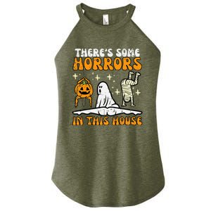 ThereS Some Horrors In This House Women's Perfect Tri Rocker Tank