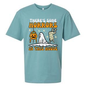 ThereS Some Horrors In This House Sueded Cloud Jersey T-Shirt