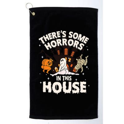 ThereS Some Horrors In This House Ghost Platinum Collection Golf Towel