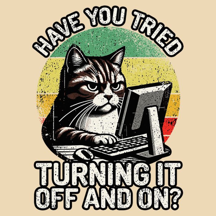 Tech Support Humor I Cat Tech Engineer I Computer It Guy Zip Tote Bag