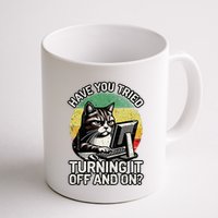 Tech Support Humor I Cat Tech Engineer I Computer It Guy Coffee Mug