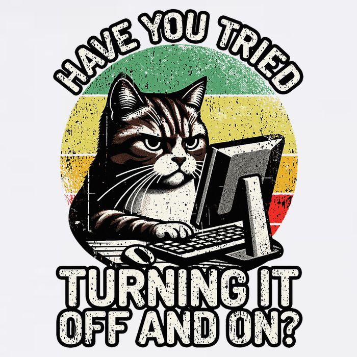 Tech Support Humor I Cat Tech Engineer I Computer It Guy Coffee Mug