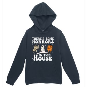 Theres Some Horrors In This House Ghost Pumpkin Halloween Urban Pullover Hoodie