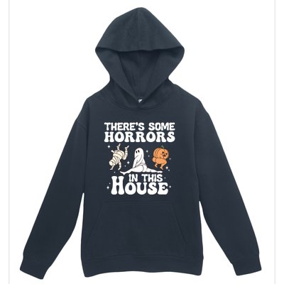 There’S Some Horrors In This House Funny Halloween Pumpkin Cute Gift Urban Pullover Hoodie