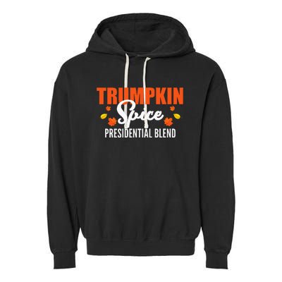 Trumpkin Spice Hilarious Halloween & Thanksgiving Twist Garment-Dyed Fleece Hoodie