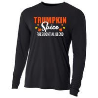 Trumpkin Spice Hilarious Halloween & Thanksgiving Twist Cooling Performance Long Sleeve Crew