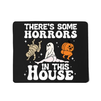 Theres Some Horrors In This House Ghost Pumpkin Halloween Mousepad