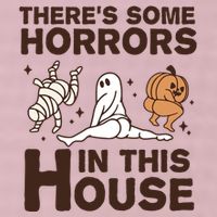 Theres Some Horrors In The House Funny Halloween Twerk 25L Jumbo Tote