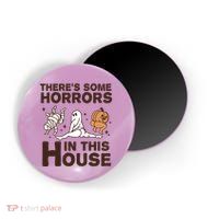 Theres Some Horrors In The House Funny Halloween Twerk Magnet