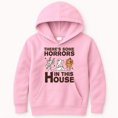 Theres Some Horrors In The House Funny Halloween Twerk Kids Hoodie