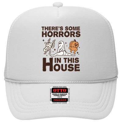 Theres Some Horrors In The House Funny Halloween Twerk Trucker Hat