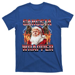 Trump Santa Hat Gangsta Wrapper Thuglife Gift T-Shirt