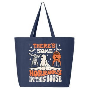 Theres Some Horrors In This House Ghost Pumpkin Halloween 25L Jumbo Tote