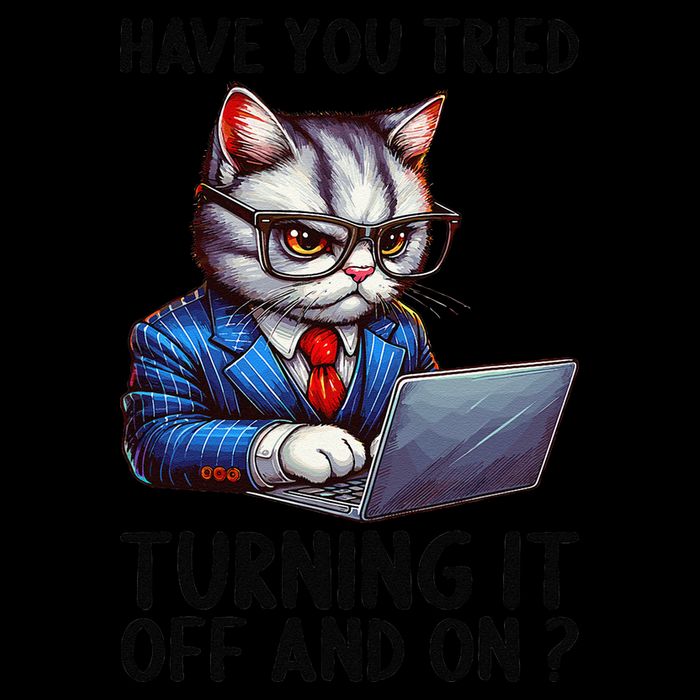 Tech Support Humor I Cat Tech Engineer I Computer It Guy Daily Commute Backpack