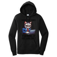 Tech Support Humor I Cat Tech Engineer I Computer It Guy Women's Pullover Hoodie
