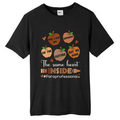 The Same Heart Inside Paraprofessional Black History Month Tall Fusion ChromaSoft Performance T-Shirt