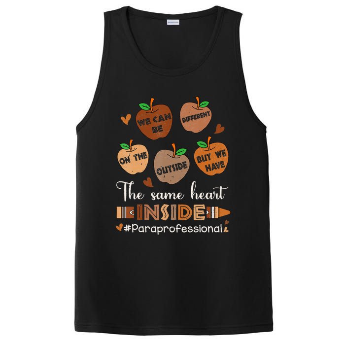 The Same Heart Inside Paraprofessional Black History Month PosiCharge Competitor Tank