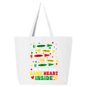 The Same Heart Inside Black Lives Matter History Month Pride Gift 25L Jumbo Tote